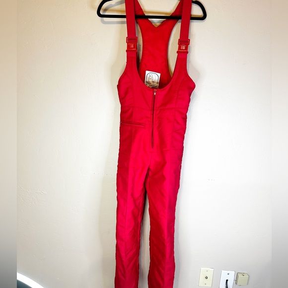 Beaver Creek Jackets & Blazers - Beaver Creek Snow Bib Overalls Ski Wear Black w/zip pockets Vintage Sz 8 USA